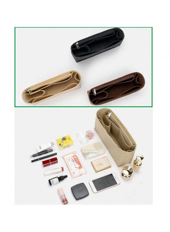 Lckaey Silk Purse Organizer for Handbags Herbag 39 organizer 1011beige-37.5 * 13 * 17cm - Image 2