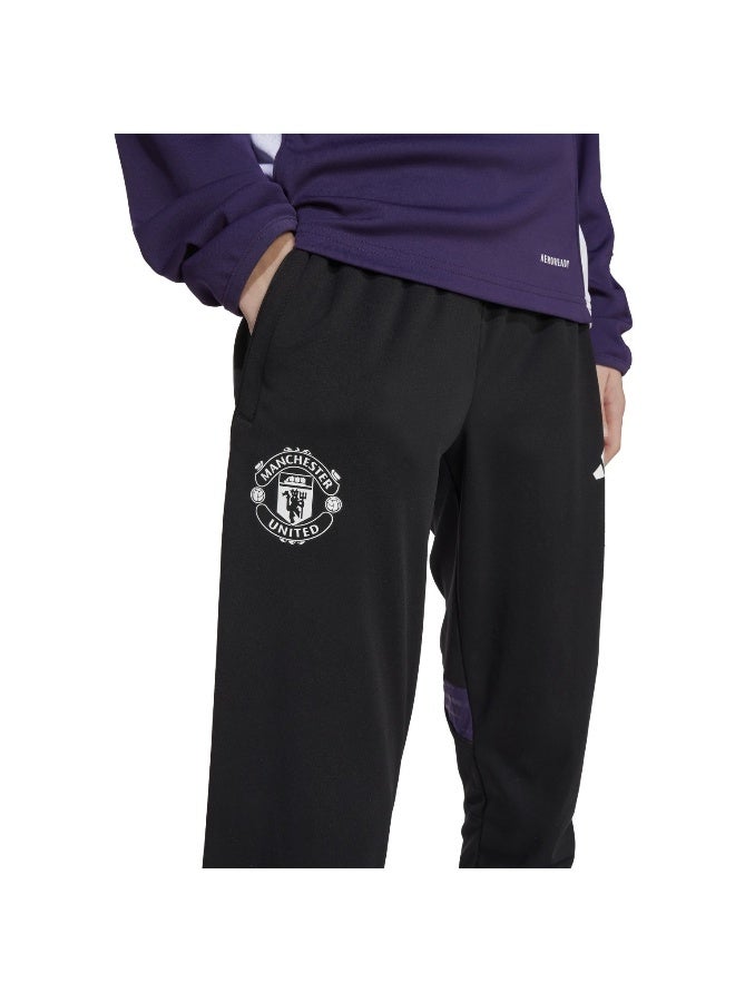 Adidas Adidas Mufc Tr Pnt Y Black Tracksuit Pants Pants For Kids - Image 5