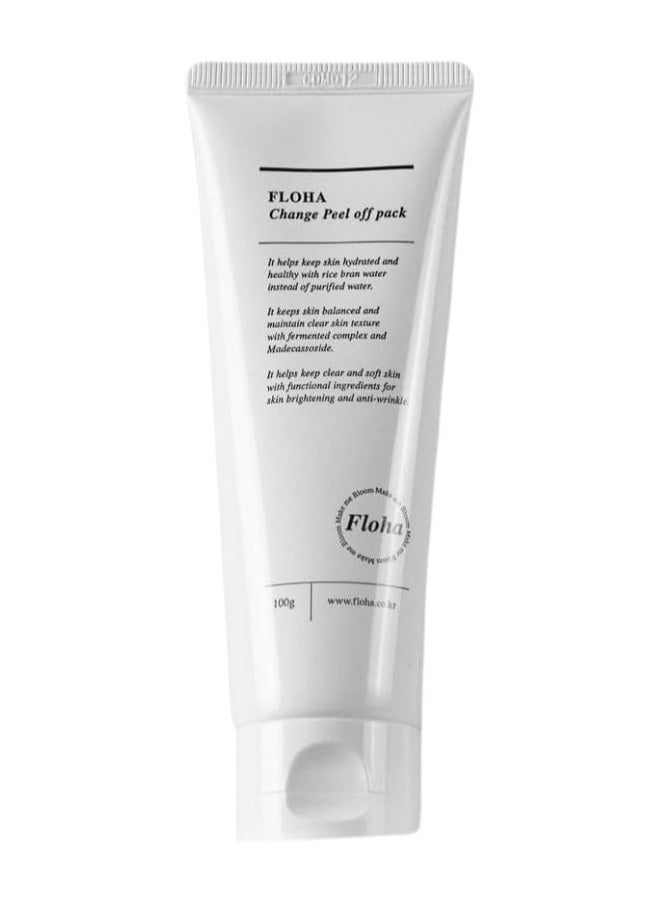 FLOHA | Change Peel Off Pack, Peel Off Mask, Charcoal Mask, Peel Off Mask, Deep Cleansing, Purifying, Activated Charcoal Mask with Brush, Made in Korea - pzsku/Z2EE33557752D839AEF54Z/45/_/1723880301/30d00b9a-2928-4bb6-8a7e-c7d5891cecc2