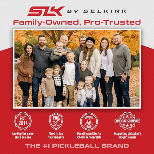 Selkirk Sport SLK Neo Graphite Pickleball Paddles Set of 2 | Designed in The USA | Complete Pickleball Set with 2 Pickle Ball Rackets, 3 Hybrid+ Balls, and SLK Sling Bag | Red & Blue - Image 2