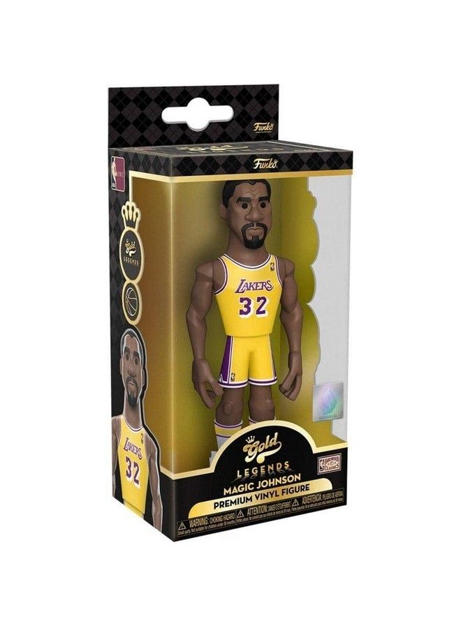 Funko ذهب 5" أساطير NBA: ليكرز ماجيك جونسون (قد تختلف الأنماط) - Image 4