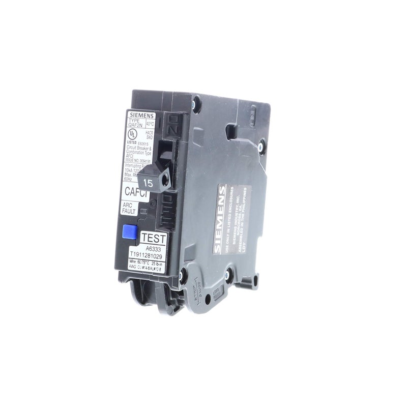 SIEMENS 15 Amp 1-Pole Combination Type AFCI Plug-On Neutral Circuit Breaker - Image 5