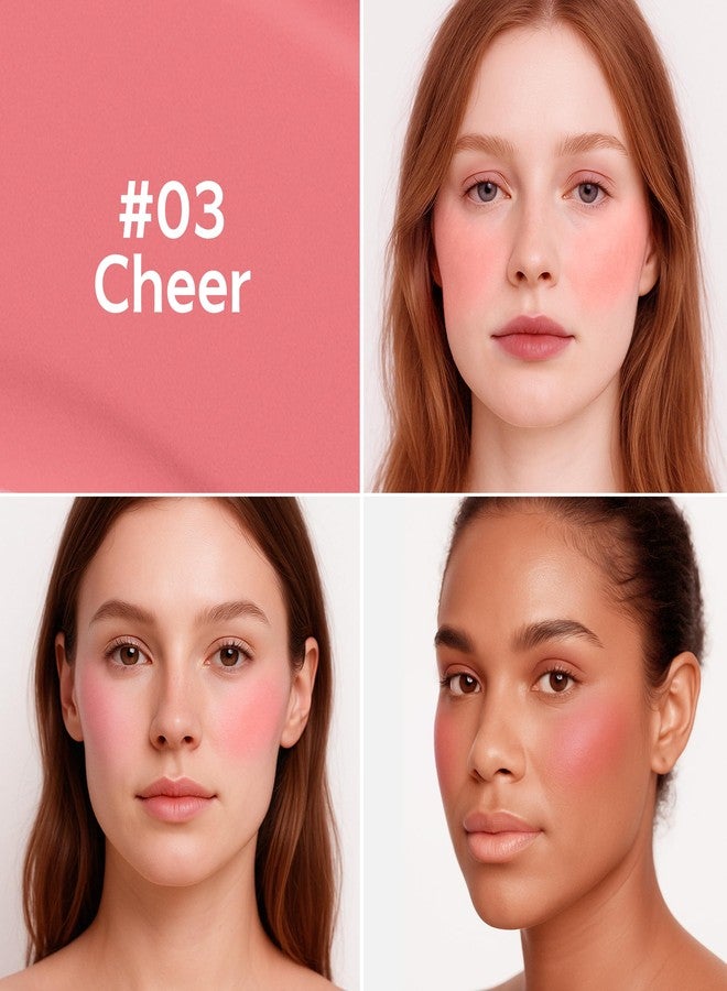 إف في أحمر خدود سائل من FV، كريم أساس يدوم طويلاً وقابل للتطبيق المتكرر، ذو لون غني، تركيبة خفيفة الوزن قابلة للمزج للحصول على لمسة نهائية طبيعية ندية (تشجيع) - Image 2