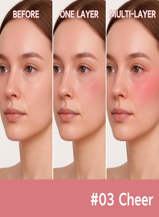 إف في أحمر خدود سائل من FV، كريم أساس يدوم طويلاً وقابل للتطبيق المتكرر، ذو لون غني، تركيبة خفيفة الوزن قابلة للمزج للحصول على لمسة نهائية طبيعية ندية (تشجيع) - Image 5