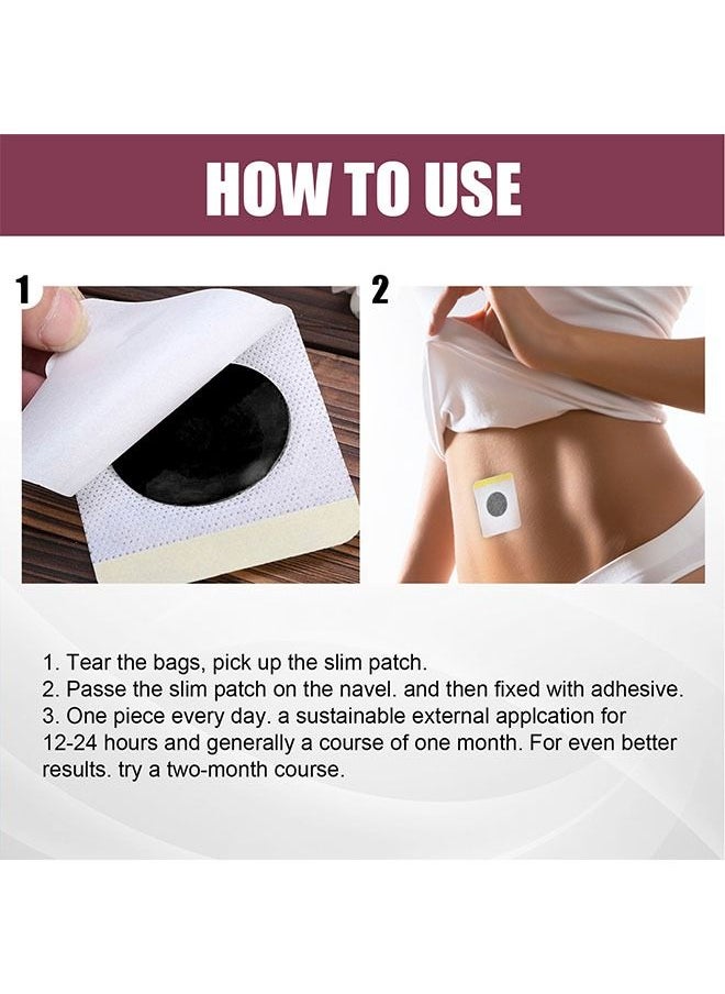 EELHOE - Pure Green Coffee Bean Extract Diet Patch Herbal Slimming Navel Patch for Body Shaping - Image 1