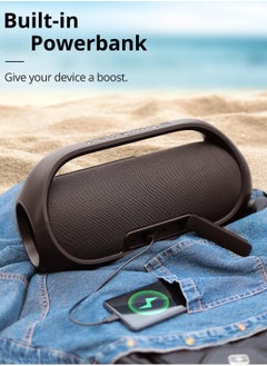 Tronsmart Tronsmart Bluetooth Speaker, Bang 60W Portable Speaker, IPX6 Waterproof Outdoor Wireless Speaker With LED Lights, Powerful Bass, Powerbank, 24 Hours Playtime, TF Card, AUX, EQ, APP for Party Home  - Image 3