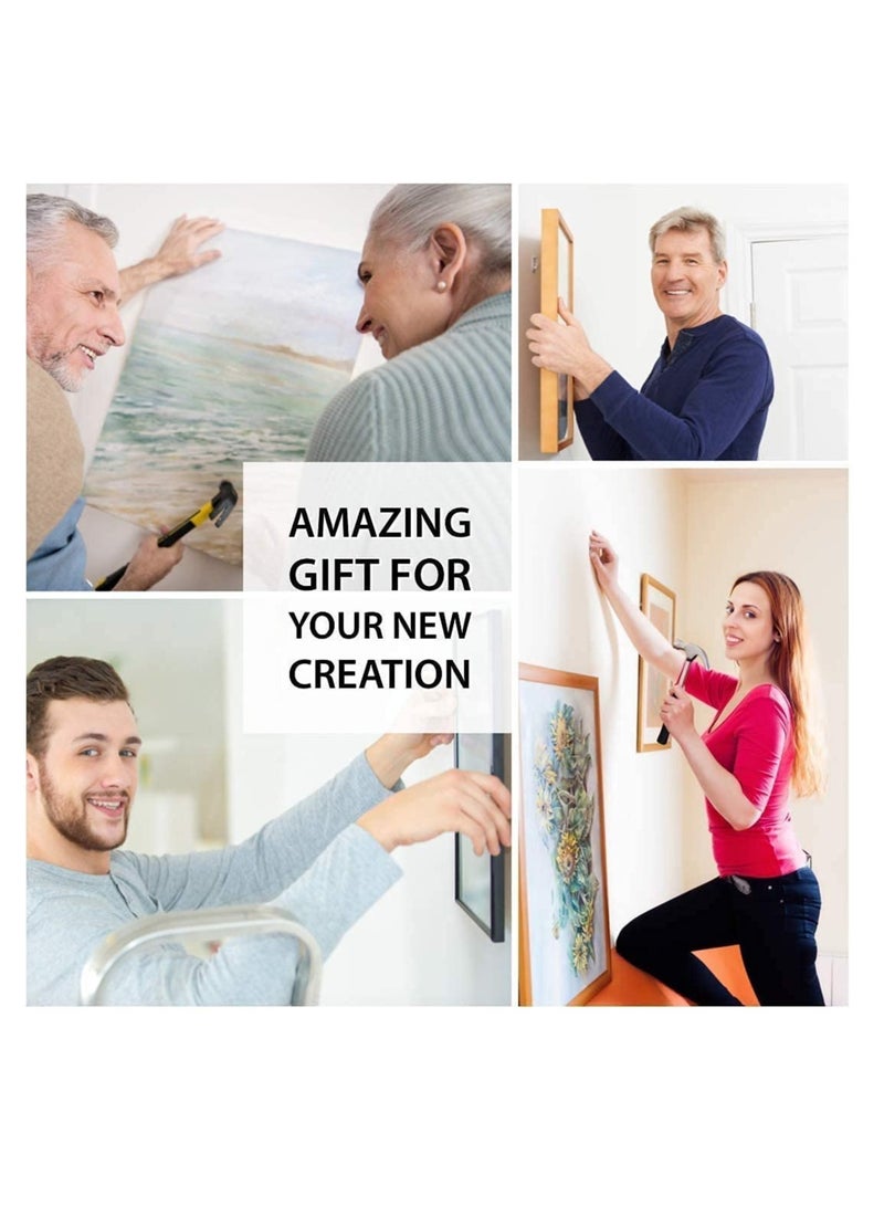 415 PCS Picture Hanging Tool Kit, with Heavy Duty Sawtooth Hangers, 5 Sizes of D-rings, Screws,Used for Hanging Photo Frame, Pictures, Clock, Mirror, Paintings Frame, Home Decoration Artwork etc. - Image 3