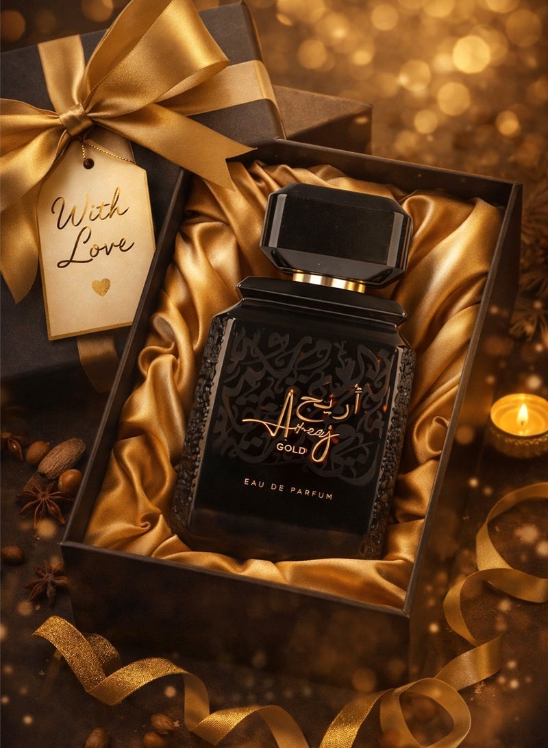 Rotana Perfumes Rotana Areej Gold Eau De Parfum 100ml – Long-Lasting Unisex Spicy Sweet Amber Perfume with Dates, Vanilla & Amberwood - Image 4