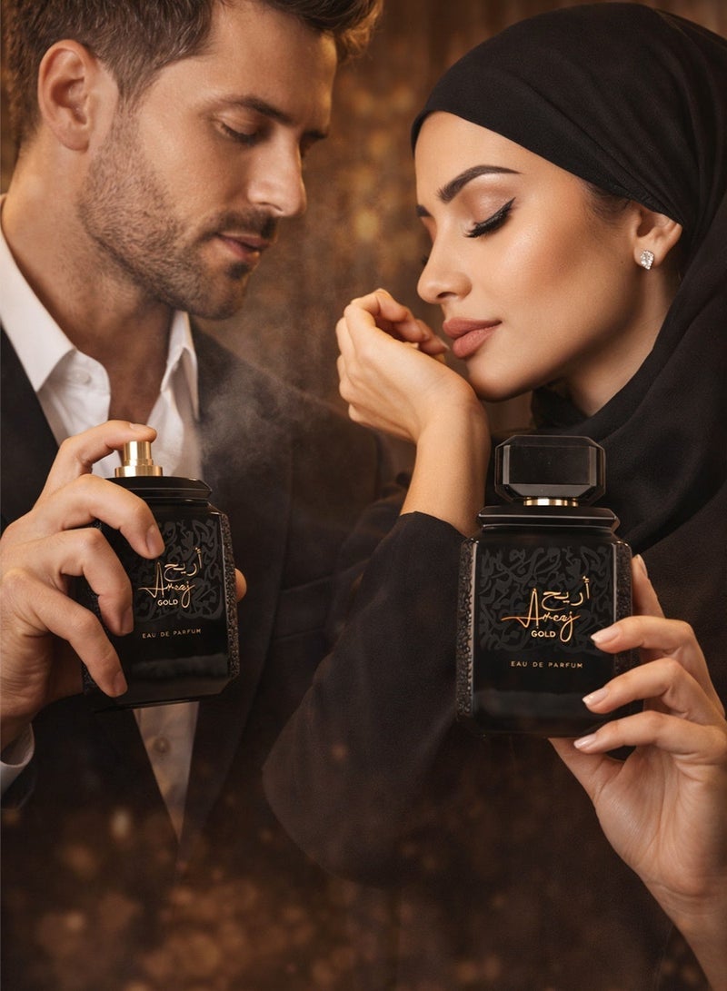 Rotana Perfumes Rotana Areej Gold Eau De Parfum 100ml – Long-Lasting Unisex Spicy Sweet Amber Perfume with Dates, Vanilla & Amberwood - Image 5