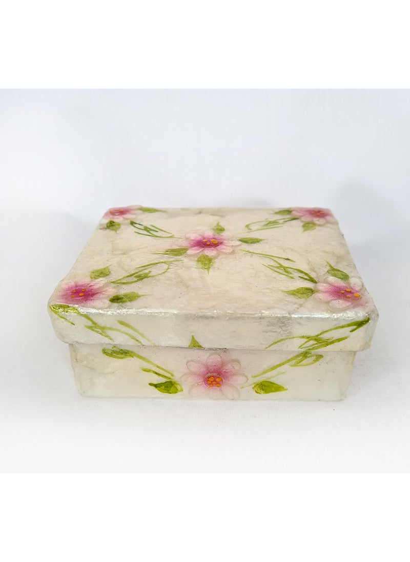 evinizdeki okyanus esintisi turkuaz hediyelik Ocean breeze turquoise gift for your home Large Mother of Pearl Rectangular-Violet Box  - Image 1