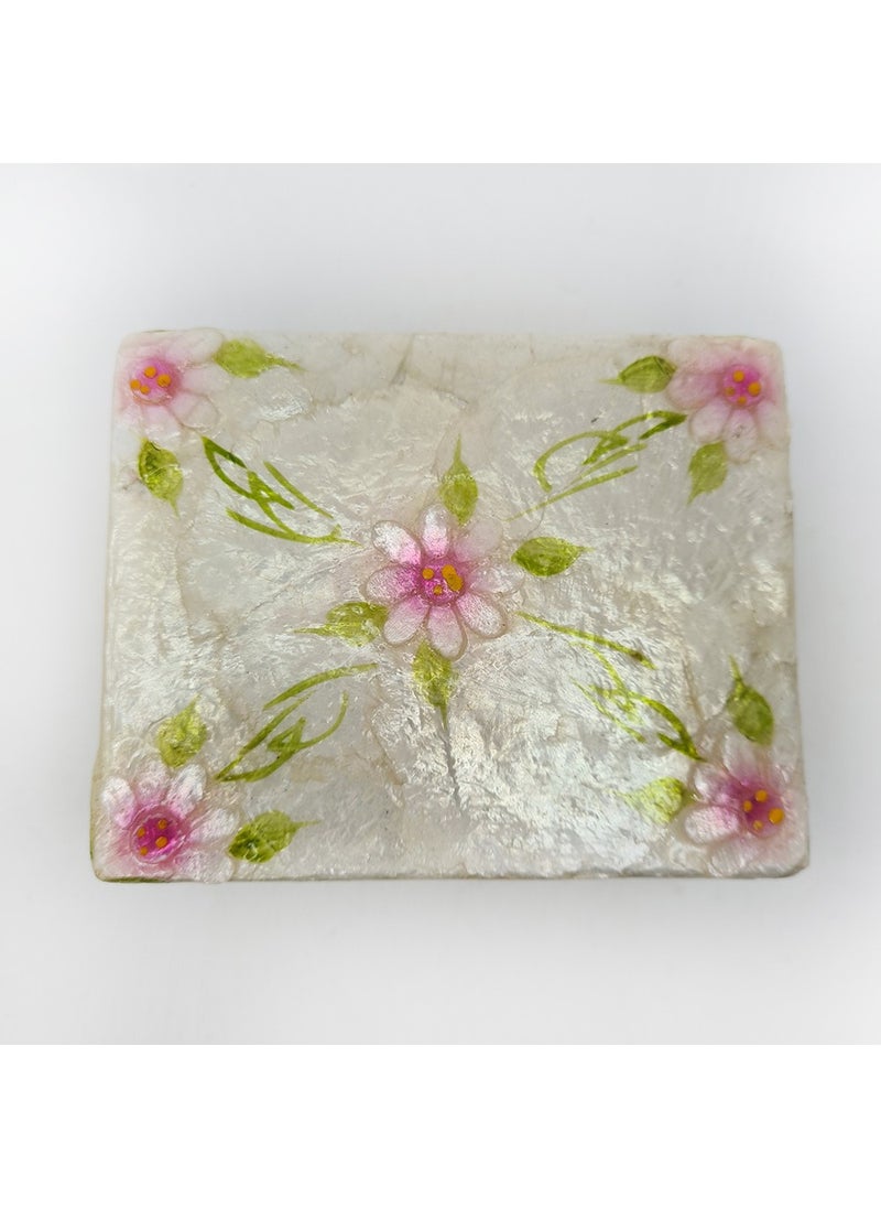 evinizdeki okyanus esintisi turkuaz hediyelik Ocean breeze turquoise gift for your home Large Mother of Pearl Rectangular-Violet Box  - Image 2