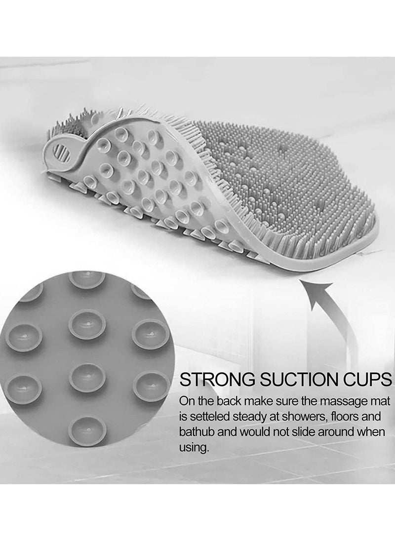 Arabest Foot Scrubber Cleaner Massager Shower Foot Care for Use in Shower for Men Women to Improve Circulation, Soothe Achy Feet & Reduce Pain - Non Slip Suction Cups (Green)  - Image 4