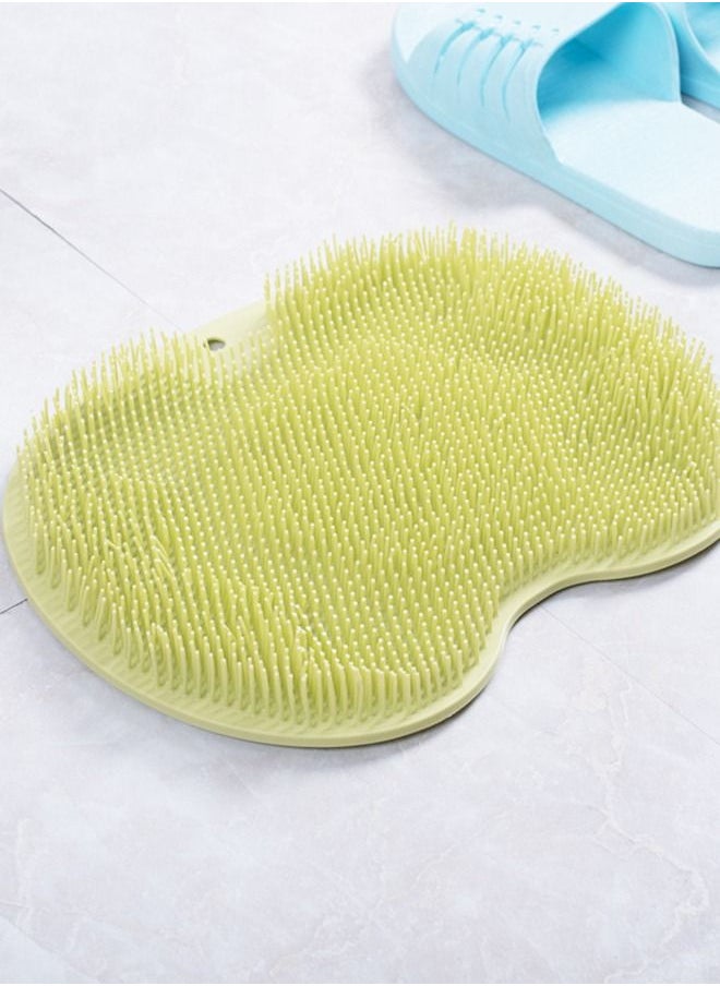 Arabest Foot Scrubber Cleaner Massager Shower Foot Care for Use in Shower for Men Women to Improve Circulation, Soothe Achy Feet & Reduce Pain - Non Slip Suction Cups (Green)  - Image 1