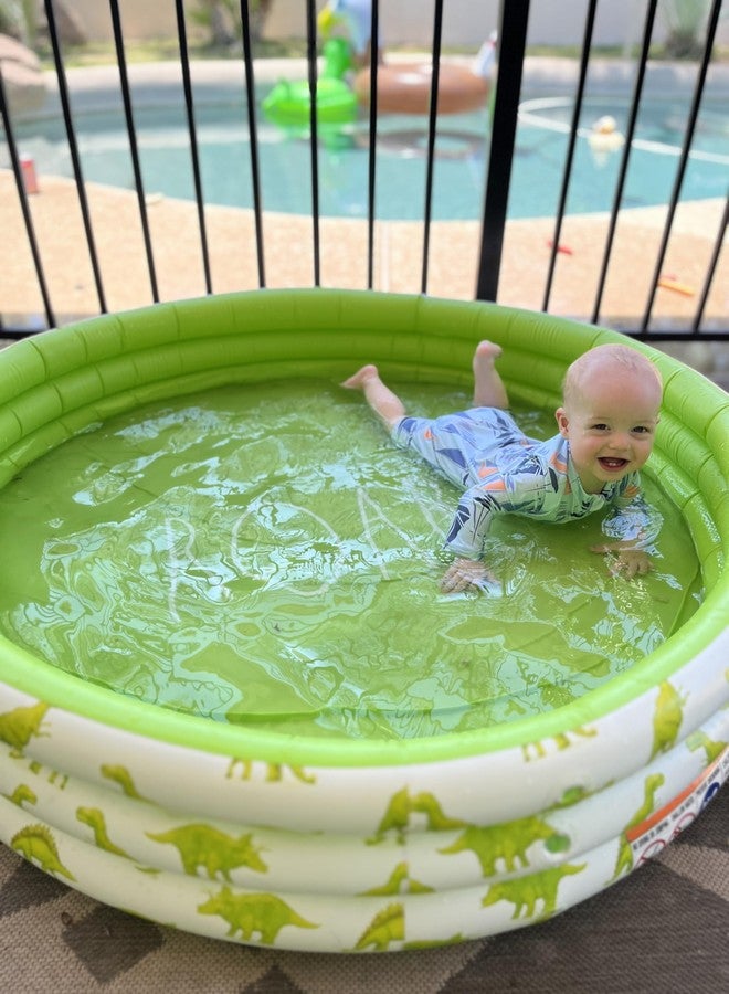 Coconut Float Rae Dunn x CocoNut Float Mini Pool with Dinosaur Graphics - Roar! Inflatable Swimming Pool for Kids - Great Splash Pool for Backyard, Summer Parties & Swim Events Ages 5+ - Image 2