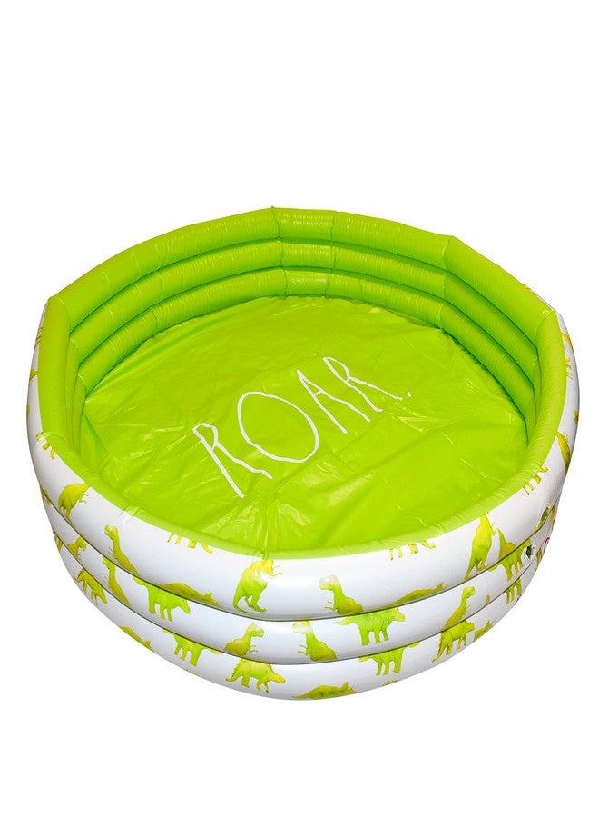 Coconut Float Rae Dunn x CocoNut Float Mini Pool with Dinosaur Graphics - Roar! Inflatable Swimming Pool for Kids - Great Splash Pool for Backyard, Summer Parties & Swim Events Ages 5+ - Image 4