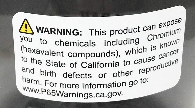 InStockLabels.com California Proposition 65 Exposure to Chromium Warning Labels 1 x 2 inch 500 Adhesive Stickers - Image 3