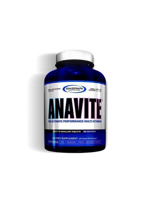 Anavite - Sports Multi-Vitamin with Amino Acids, Beta-Alanine and L-Carnitine, Enhanced Performance and Recovery, 180 Tablets