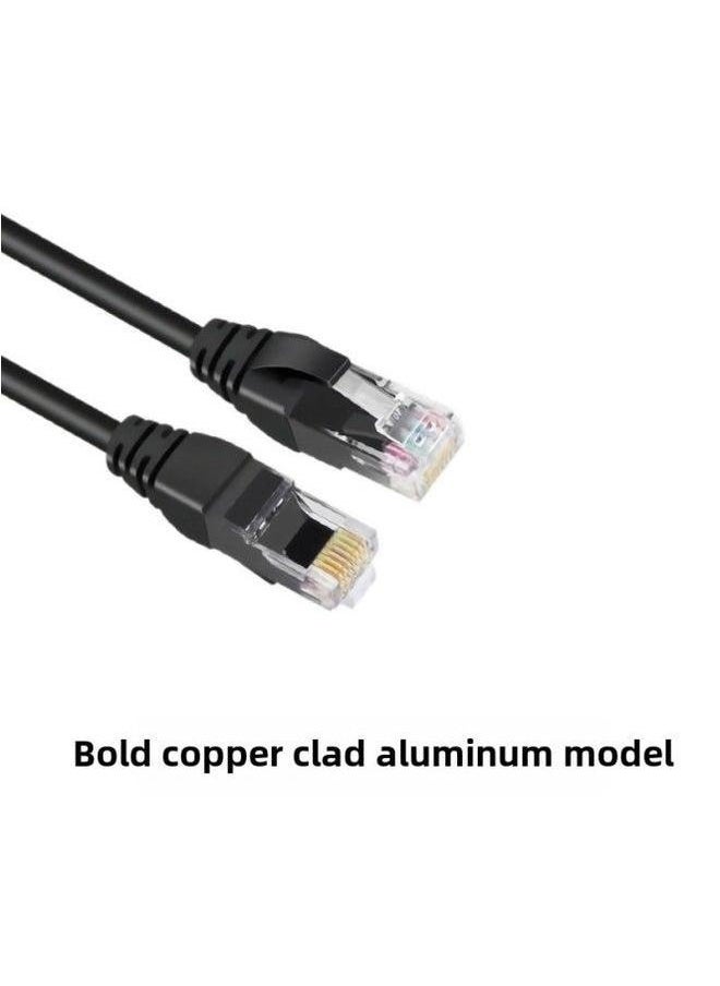 Generic Super Category 6 Network Cable Unshielded Jumper Household Gigabit Finished RJ-45 Router Cable-Color:Six Types Of Black Conventional-Line Length:1.5 M  - Image 1