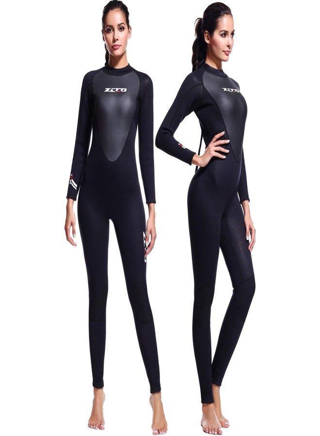 ZCCO Women Men Wetsuits,Mens Womens Wet Suit for Cold Water,Neoprene 3/2mm Wetsuit for Diving Surfing Snorkeling Kayaking Water Sports - Image 1