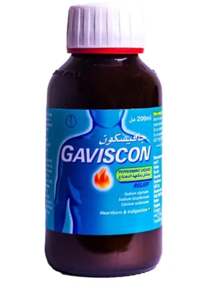 GAVISCON Peppermint Suspension 200Ml  Antacid 