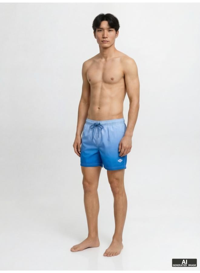JACK & JONES Dip Dye Drawstring Swim Shorts - Image 5