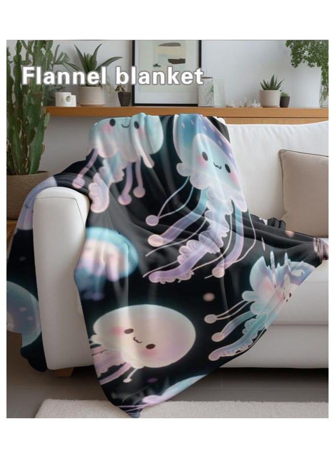 general Children's or student cartoon flannel thin blanket (warm and comfortable, suitable for sleep, games) 100cm*150cm - Image 1