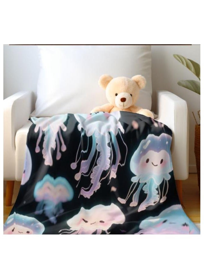 general Children's or student cartoon flannel thin blanket (warm and comfortable, suitable for sleep, games) 100cm*150cm - Image 4