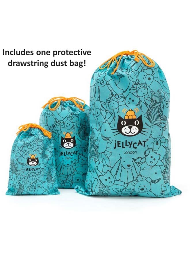 Jellycat دب بارثولوميو بيجاما شتوية - دمية دب ناعمة بنية في بيجاما حمراء احتفالية - 26 سم لعبة عناق عيد الميلاد للأطفال، ديكور وهدايا - Image 4