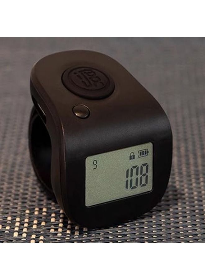 Blue Multifunction Hand Press Counter with Rotating Screen Rechargeable for Religious Events - Image 5