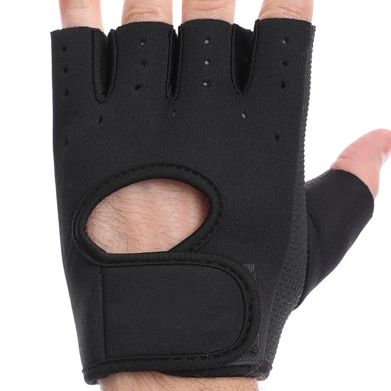 Generic Breathable Gym Gloves for Sports Training Rose Red  - Image 2