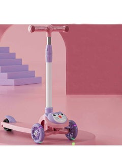 Kids Three Wheel Scooter With Light Up LED Wheels For Toddlers Girls & Boys, 4 Adjustable Height, Lean To Steer, Extra-wide Deck, Light Up Wheels For Children From 3 To 14 Years Old - pzsku/Z2EE4788CAFD9BDC18F47Z/45/_/1709092201/84351d90-ddad-45fc-9a53-6cba7f10e5ba