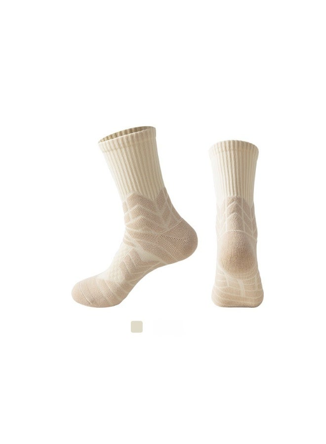 KUYING Fashion Anti Slip Breathable Sports Socks Three Piece Set