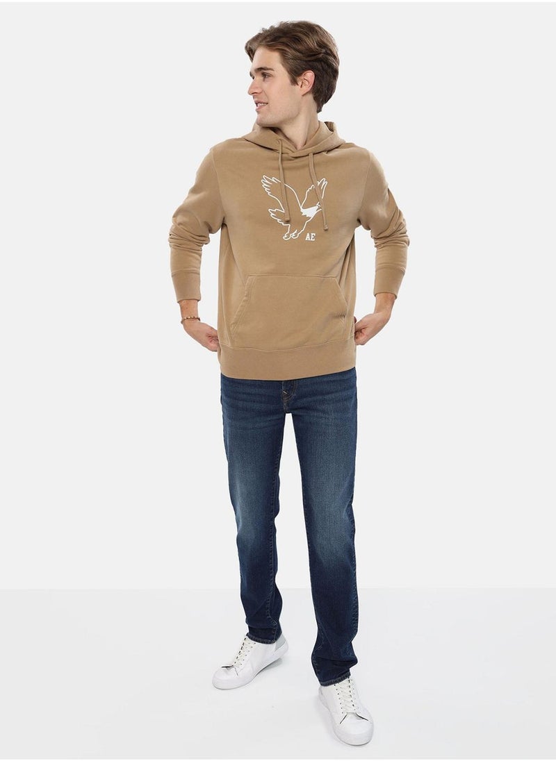 American Eagle - Graphic Drawstring Hoodie - Image 1