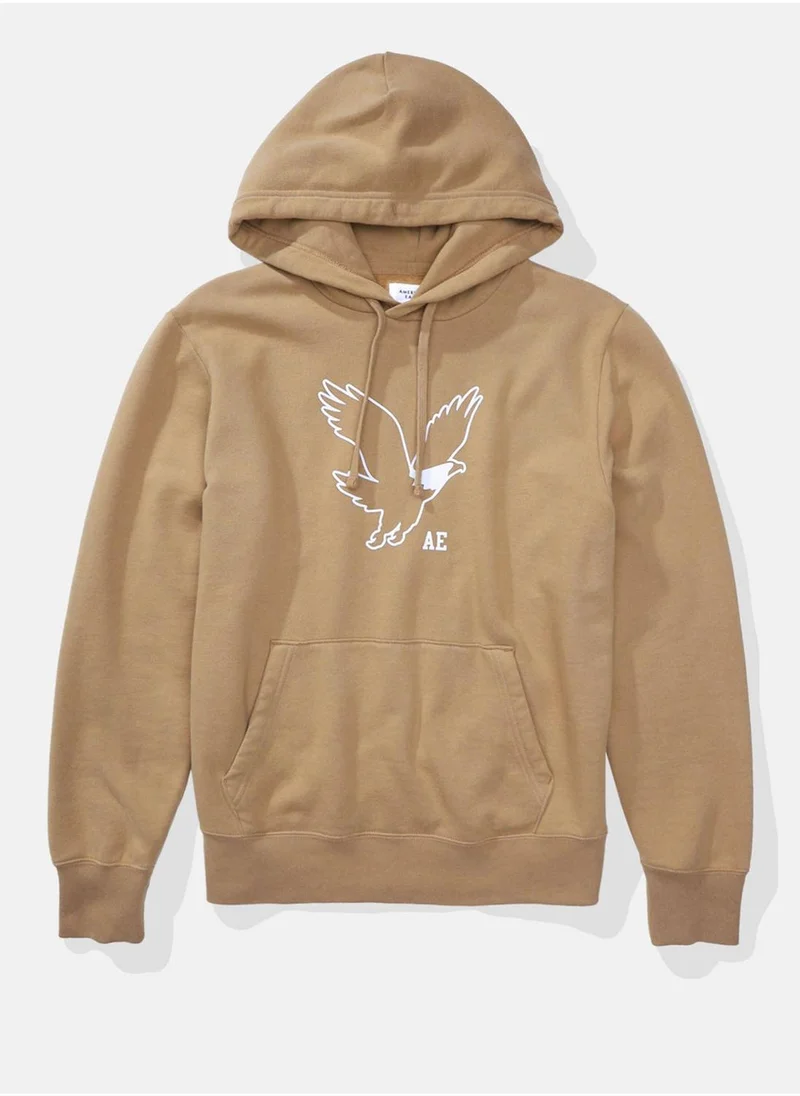 American Eagle Graphic Drawstring Hoodie