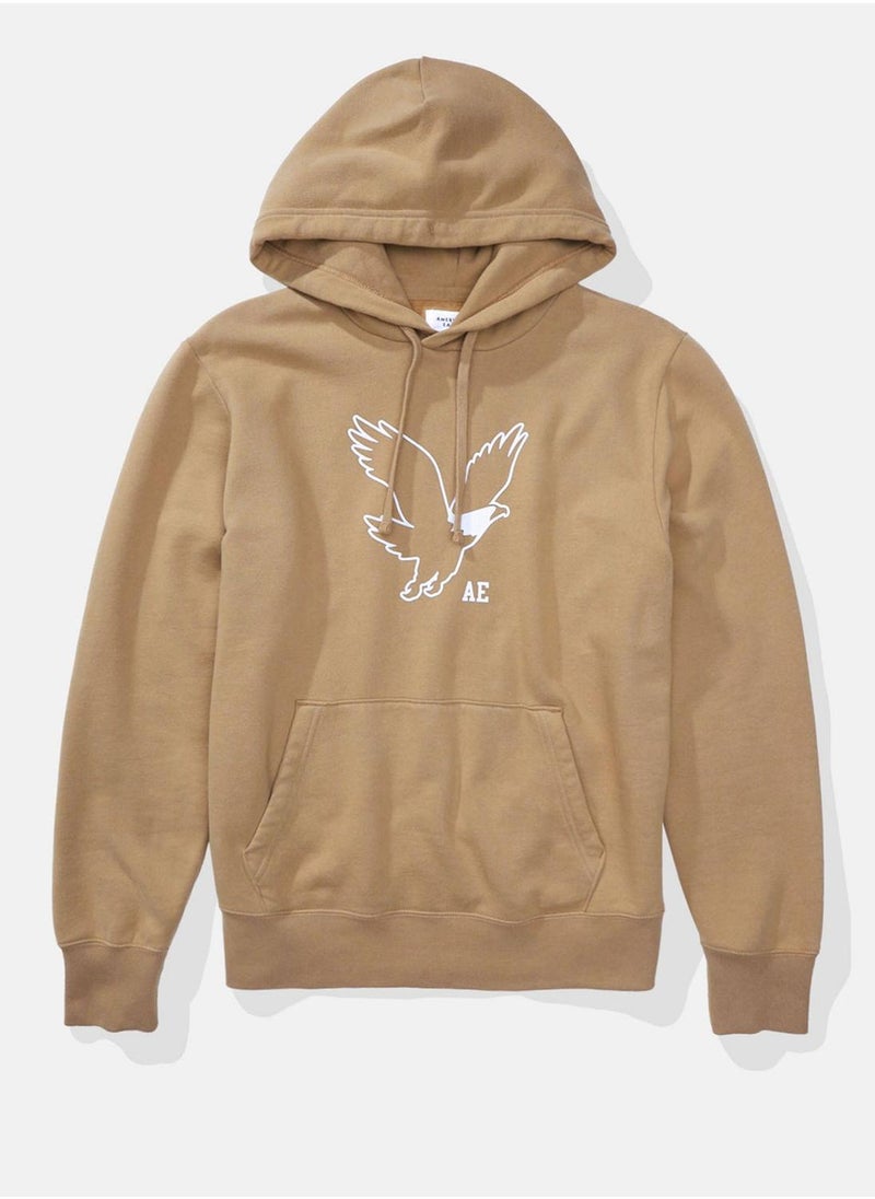 American Eagle - Graphic Drawstring Hoodie - Image 1