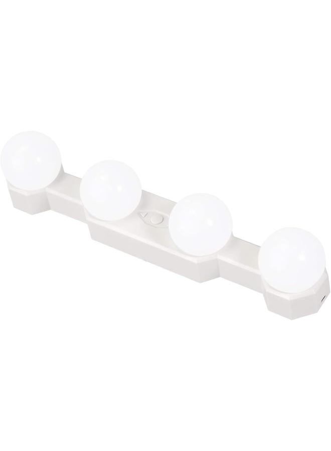 الأزرق جي دبليو إضاءة ماكياج محمولة، إضاءة مرآة LED لاسلكية مع سطوع درجة حرارة ملونة قابلة للتعديل لغرفة خلع الملابس في الحمام - Image 1