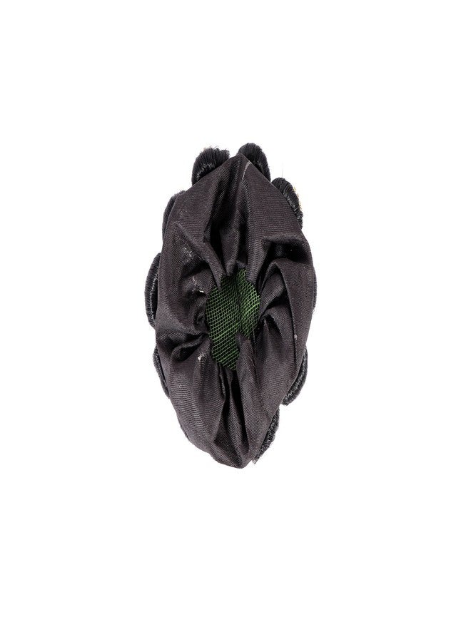 هونبون كعكة شعر صناعية من هونبون، إكسسوار شعر (أسود) - Image 3