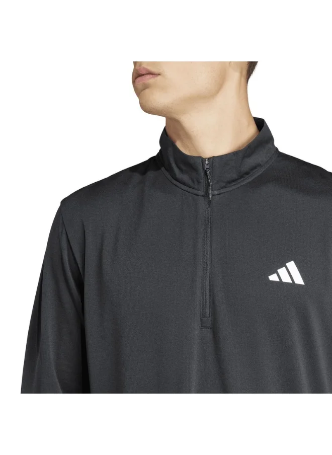 Adidas adidas TR-ES 1I4ZIP Black Training SWEATSHIRTS for Men - XS
