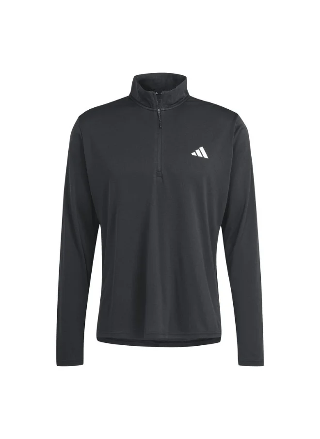 اديداس اوريجينالز adidas TR-ES 1I4ZIP Black Training SWEATSHIRTS for Men - XS