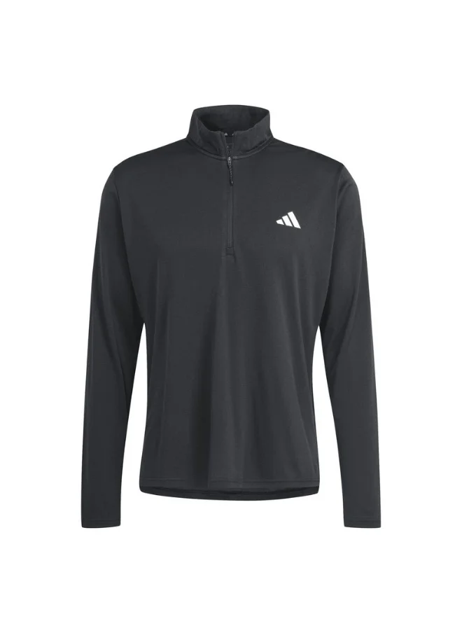 اديداس اوريجينالز adidas TR-ES 1I4ZIP Black Training SWEATSHIRTS for Men - XS
