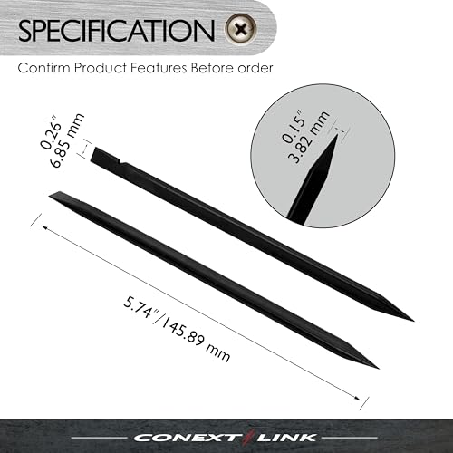 Conext Link 5X Nylon Plastic Spudger Stick Pry Opening Repair Tools for iPhone iPad Laptops （88705） - Image 3