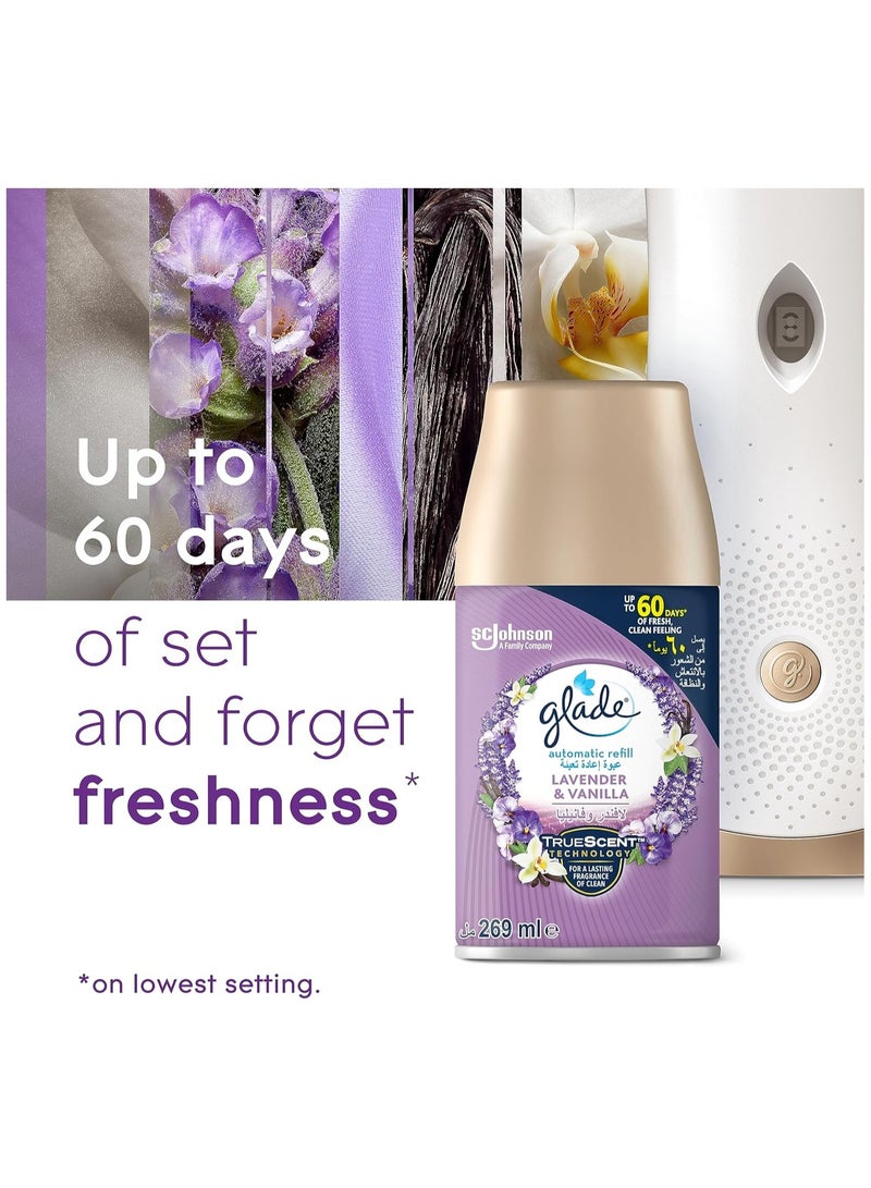Glade Automatic Spray Holder With Lavender And  Vanilla Air Freshener 269ml - Image 4