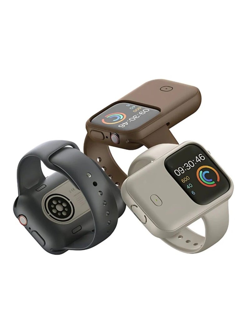 ARNOTEC - PowerBank Apple Watch Case 1200 mAh Battery, Wireless Charging, Wide Compatibility, and Stylish Design for Apple Watch Models 44/45MM - Image 1
