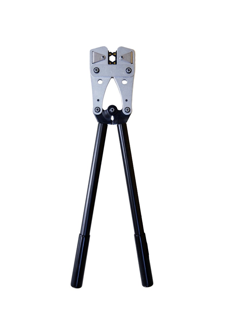Proskit - Heavy Duty Crimping Tool – SAE 4140 Cr-Mo Alloy Steel, Non-Welding, Electrical Connections, Crimps AWG 10-250 Copper & Aluminum Wires - Image 1