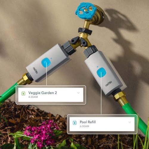 Rachio Smart Hose Timer 2 Valves 1 WiFi Hub AppControlled Outdoor Faucet Timer Quick Install Scheduling Expandable System - Image 3