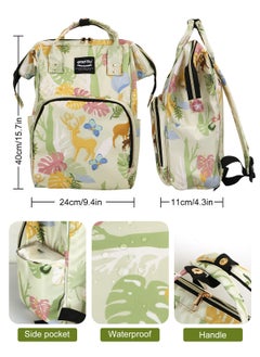 QIXITU Baby Diaper Bag Backpack - Baby Bag for Boys and Girls, Diaper Backpack - Large Diaper Bags for Travel - Baby Gifts & Bath Search Log - Newborn Essentials & Supplies for Mom  - Image 4