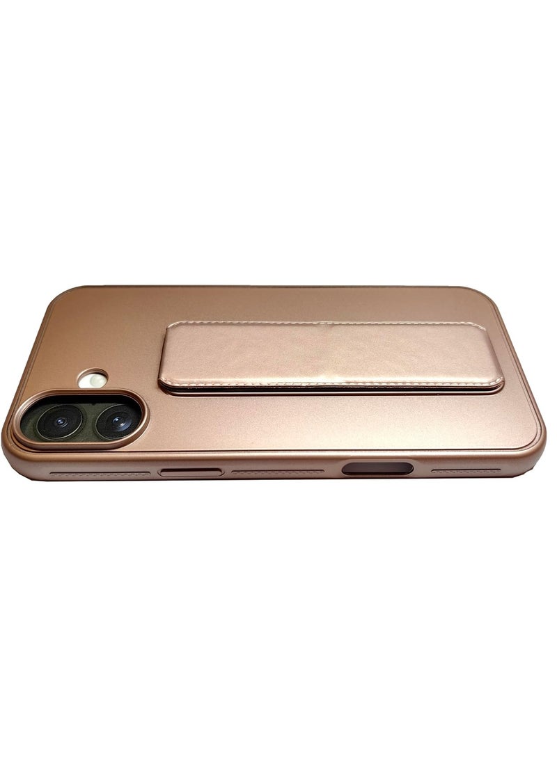 ELTRAZONE iPhone 16 Magnetic Car Mount Case – Desert Titanium Silicone Kickstand with Hand Strap & Multi-Stand Functionality - Image 4