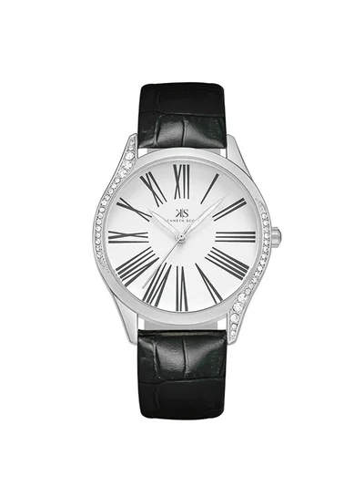 KENNETH SCOTT Women's Polyurethane Analog Watch K23534-SLBS - 36 mm