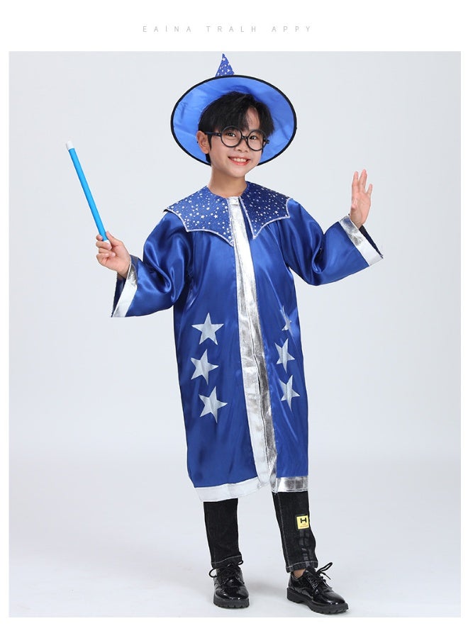 أزياء عيد الهالوين للأطفال - زي ساحرة للبنات وأردية هاري بوتر للأولاد لمناسبات الهالوين - Image 1