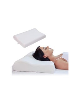 Memory Foam Pillow for Neck Pain Relief, Adjustable Comfortable Cervical Pillow for Sleeping, Orthopedic Contour Pillow Supports Back, Stomach, and Side Sleepers